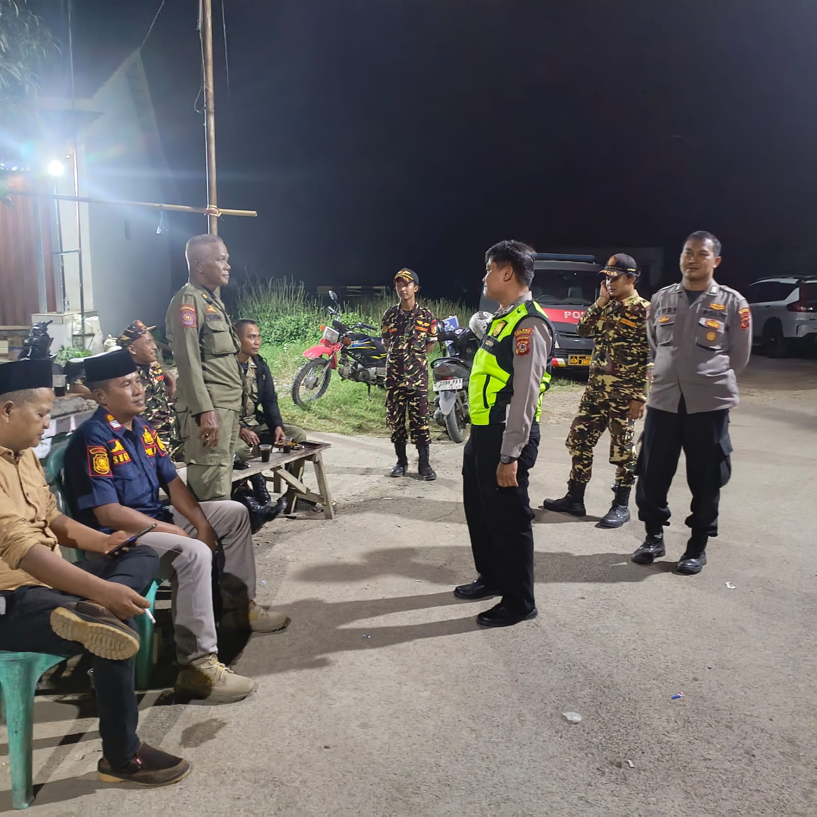 Karangmulya Bersholawat Meriahkan 1 Muharram, Polsek Kandanghaur Lakukan Pengamanan Hingga Selesai